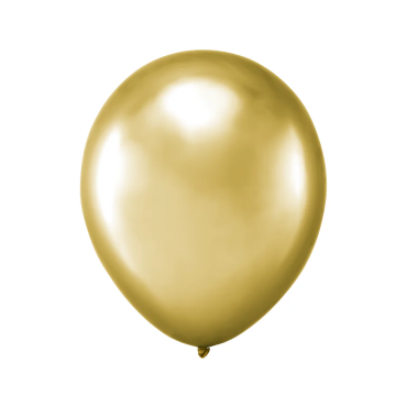 Chrominiai balionai Gold