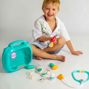 WOOPIE Little Doctor's Set Daktaras lagaminu Šviesus garsas + priedai