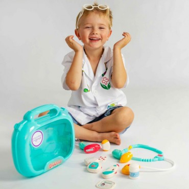 WOOPIE Little Doctor's Set Daktaras lagaminu Šviesus garsas + priedai