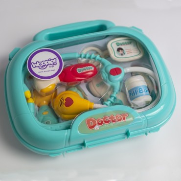 WOOPIE Little Doctor's Set Daktaras lagaminu Šviesus garsas + priedai