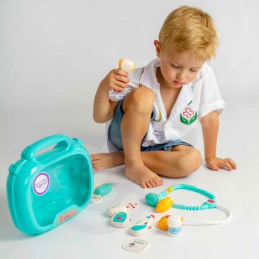 WOOPIE Little Doctor's Set Daktaras lagaminu Šviesus garsas + priedai