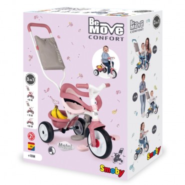 SMOBY Be Move Comfort triratis rožinė