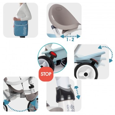 SMOBY triratukas Baby Balade plus Blue