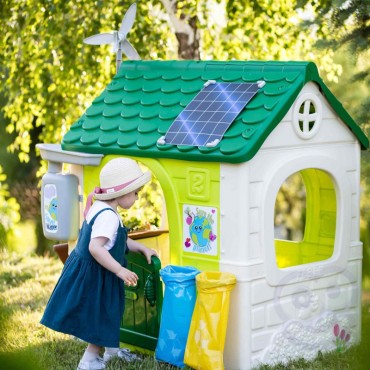 FEBER Garden House Eco Feeder Atliekų rūšiavimo imitacija saulės kolektorių