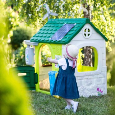 FEBER Garden House Eco Feeder Atliekų rūšiavimo imitacija saulės kolektorių