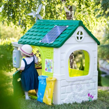 FEBER Garden House Eco Feeder Atliekų rūšiavimo imitacija saulės kolektorių