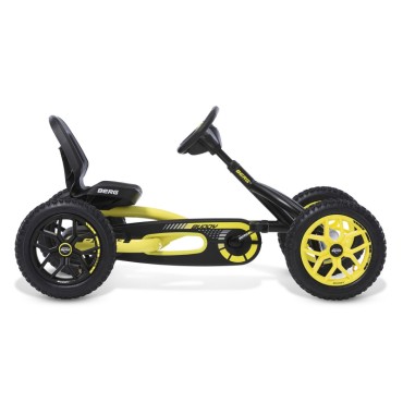 BERG Pedal Go Kart Buddy Cross Yellow nuo 3 iki 8 metų iki 50 kg NAUJAS MODELIS
