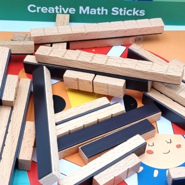 TOOKY TOY Dėlionė Loginiai žaidimai Galvosūkiai Magnetiniai blokeliai vaikams 49 vnt.