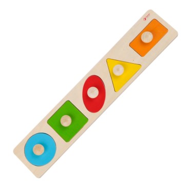 CLASSIC WORLD MONTESSORI dėlionė vaikams Mokantis formas, figūras, spalvas, 7 vnt.
