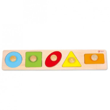 CLASSIC WORLD MONTESSORI dėlionė vaikams Mokantis formas, figūras, spalvas, 7 vnt.