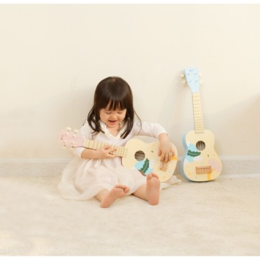 CLASSIC WORLD medinė ukulele gitara vaikams mėlyna