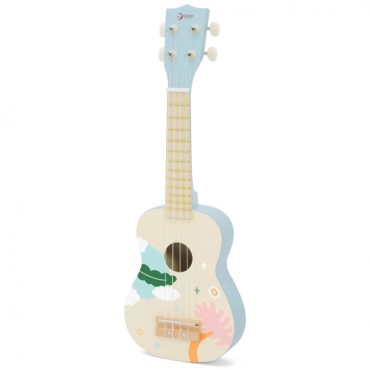 CLASSIC WORLD medinė ukulele gitara vaikams mėlyna