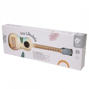 CLASSIC WORLD medinė ukulele gitara vaikams mėlyna