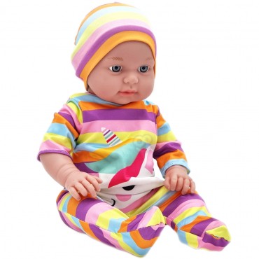 WOOPIE ROYAL lėlių suknelių rinkinys pižamos, kūno vienaragio kepurė 43-46 cm