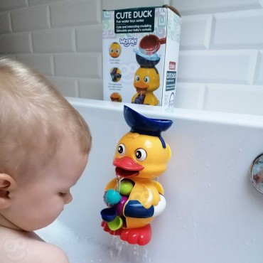 WOOPIE BABY Duck vonios vandens žaislų ritės perpildymas