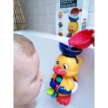WOOPIE BABY Duck vonios vandens žaislų ritės perpildymas