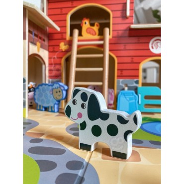 WOOPIE GREEN Mega Farm Animal Figūrėlės Arklidė, vištidė 18 vnt.