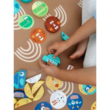TOOKY TOY Arcade Game Bricks Animals FSC sertifikatas