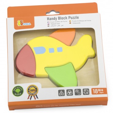 VIGA Baby pirmoji medinė dėlionė, Lėktuvas