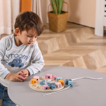 VIGA PolarB Shape Sorter Clock Montessori sriegimo