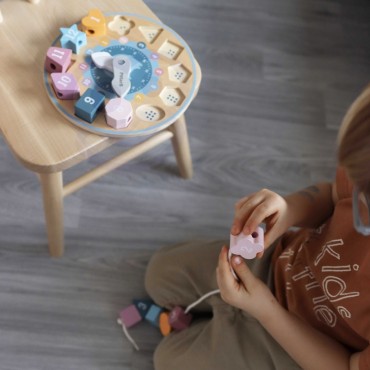 VIGA PolarB Shape Sorter Clock Montessori sriegimo