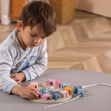 VIGA PolarB Shape Sorter Clock Montessori sriegimo