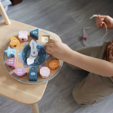 VIGA PolarB Shape Sorter Clock Montessori sriegimo
