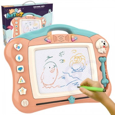 WOOPIE Aprašymas Interaktyvi magnetinė lenta Grafika Planšetė Muzika Šviesiai oranžinė