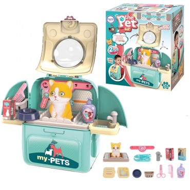 WOOPIE Kitten nešiojamas grožio salonas 2in1 transporter kuprinėje