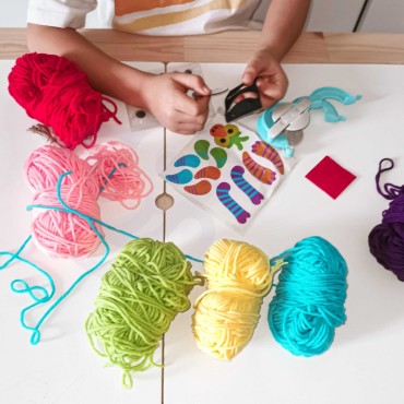 WOOPIE ART&FUN kūrybinis rinkinys Make a Monster Monster Pom