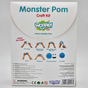 WOOPIE ART&FUN kūrybinis rinkinys Make a Monster Monster Pom