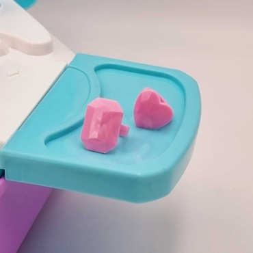 WOOPIE tualetinis staliukas mergaitėms 2in1 grožio salonas lagamine
