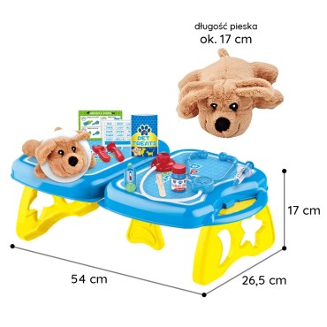 WOOPIE Little Veterinar's Set Doctor's Office Lagaminas Šuo 18 vnt.