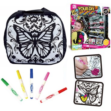 WOOPIE ART&FUN meno rinkinys merginoms tapybos krepšys