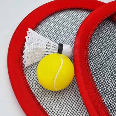 WOOPIE didelių badmintono teniso rakečių vaikams rinkinys + Shuttle Ball