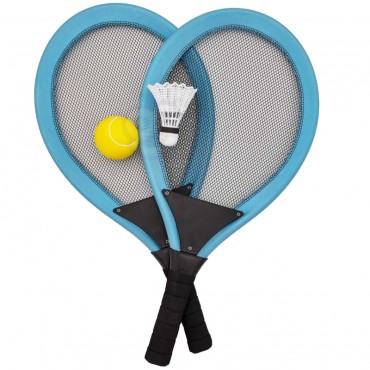 WOOPIE didelių badmintono teniso rakečių vaikams rinkinys + Shuttle Ball