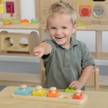 MASTERKIDZ dėlionės, mokančios Montessori dydžių ir spalvų
