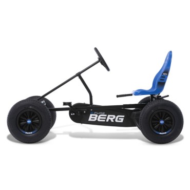 BERG Pedal Gokart XL B.Pure Blue BFR pripučiami ratai nuo 5 metų iki 100 kg