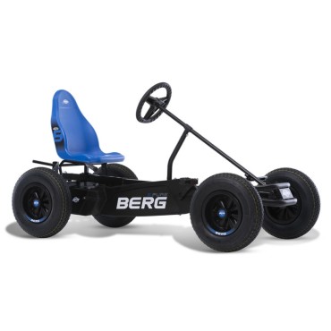 BERG Pedal Gokart XL B.Pure Blue BFR pripučiami ratai nuo 5 metų iki 100 kg