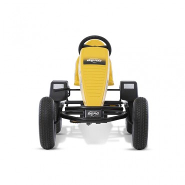 BERG Pedal Gokart XL B. Super Yellow BFR pripučiami ratai nuo 5 metų iki 100 kg