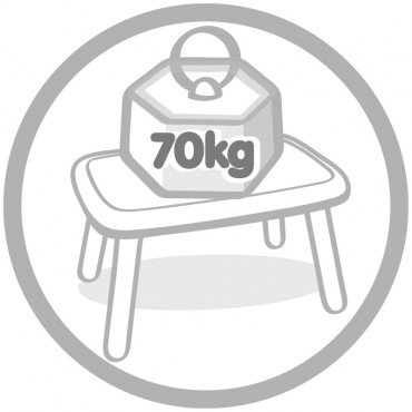SMOBY Sodo arba kambario stalas, baltas