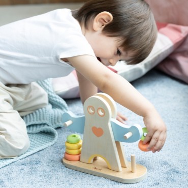 CLASSIC WORLD Edukacinės balanso svarstyklės Hercules vaikams MONTESSORI 7 vnt.