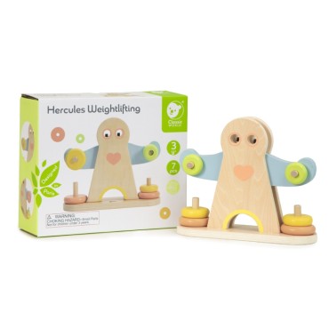 CLASSIC WORLD Edukacinės balanso svarstyklės Hercules vaikams MONTESSORI 7 vnt.
