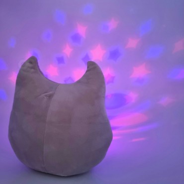 WOOPIE BABY pliušinis 2-in-1 projektoriaus miegmaišis pelėda - 10 lopšinių