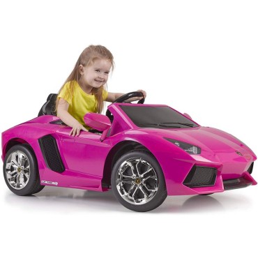 FEBER Lamborghini Aventador Pink elektromobilis 6V 3+