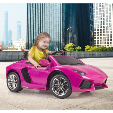 FEBER Lamborghini Aventador Pink elektromobilis 6V 3+