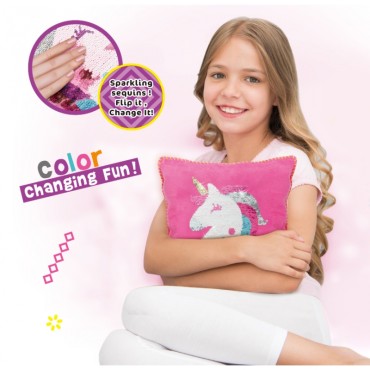 WOOPIE ART&FUN kūrybinis rinkinys Dekoratyvinė pagalvė Vienaragis