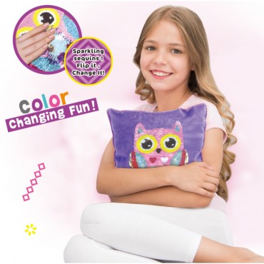 WOOPIE ART&FUN kūrybinis rinkinys Pelėda dekoratyvinė pagalvė