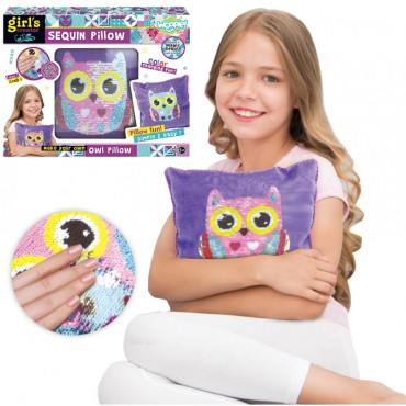 WOOPIE ART&FUN kūrybinis rinkinys Pelėda dekoratyvinė pagalvė