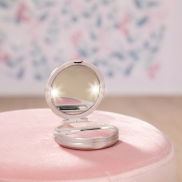 SMOBY My Beauty pudros dėklas su veidrodžiu ir kompaktiška šviesa